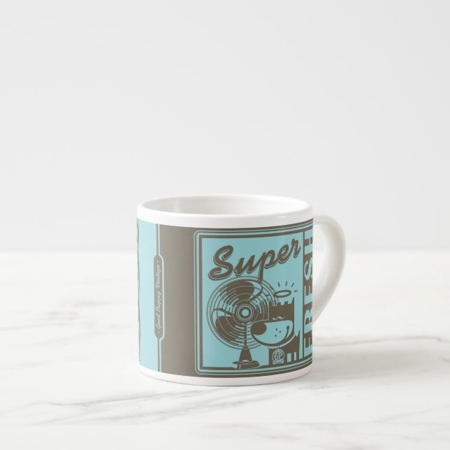 SUPERfrisches Espressotasse (Vorderseite Rechts)