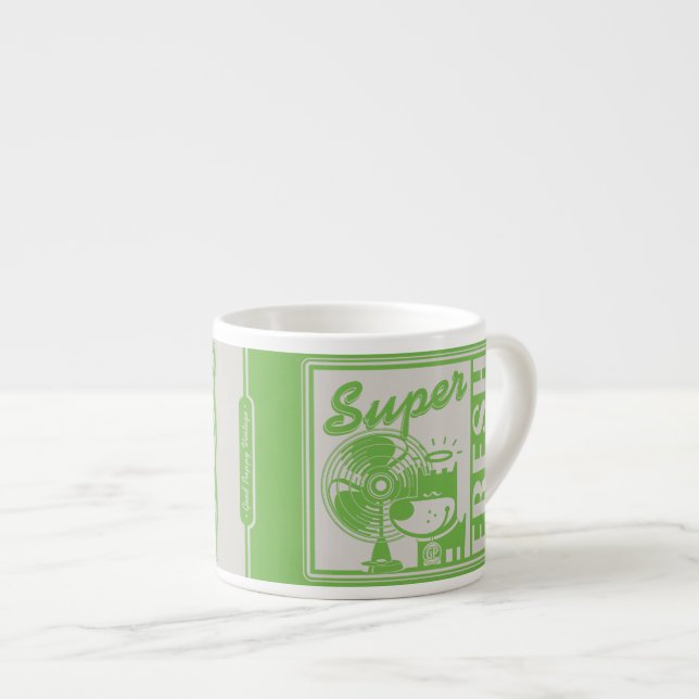 SUPERfrisches Espressotasse (Vorderseite Rechts)