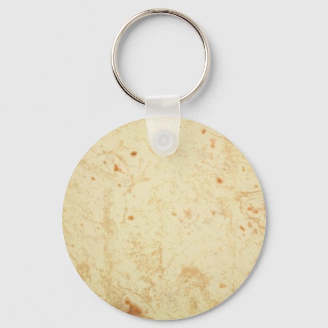 Superfrisches Mehl Tortilla Textur Masa Bueno Schlüsselanhänger (Vorderseite)