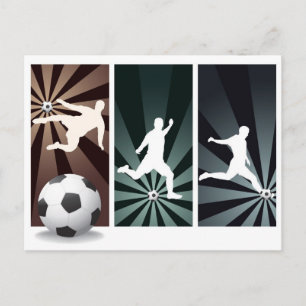 Superfußball Postkarte