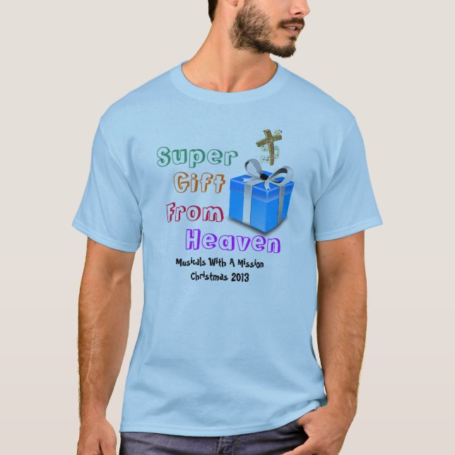 Supergeschenk vom Himmels-Erwachsen-T - Shirt (Vorderseite)