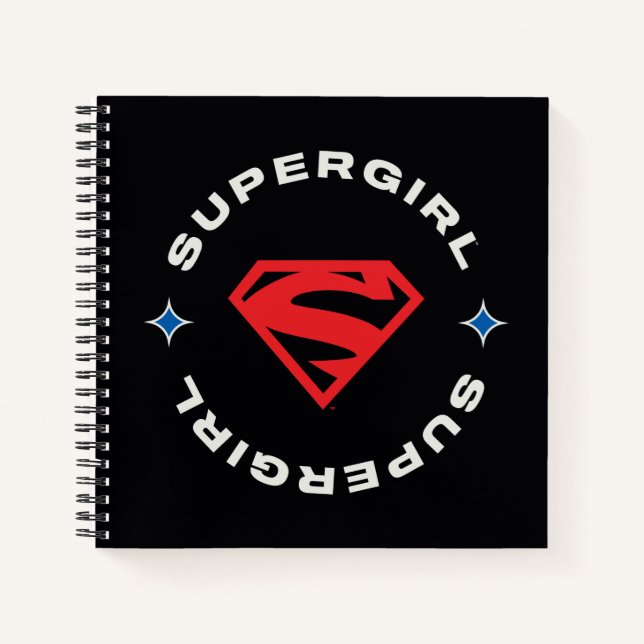 Supergirl Age of Heroes Circle S-Shield Notizbuch (Vorderseite)