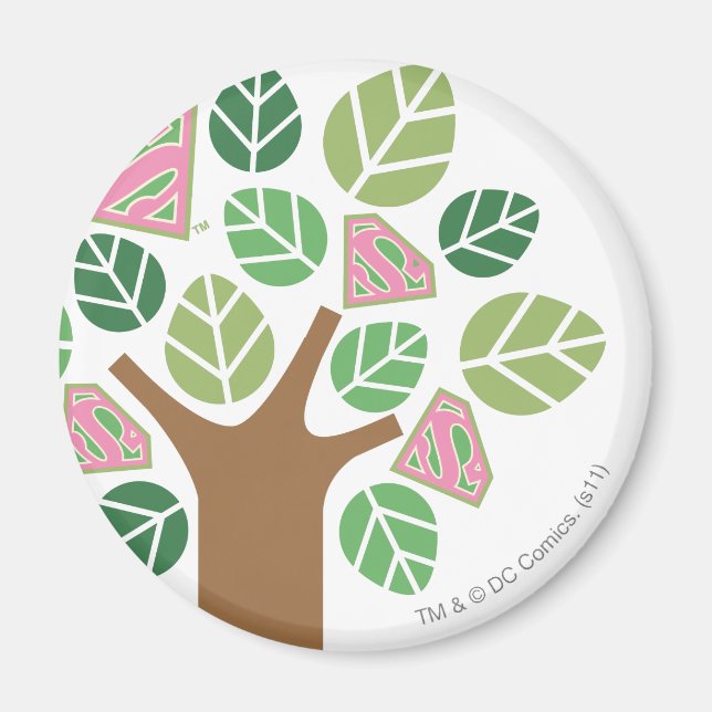Supergirl All Natural Tree Magnet (Vorne)