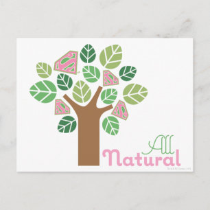 Supergirl All Natural Tree Postkarte