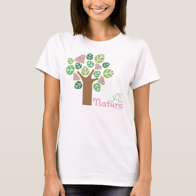 Supergirl All Natural Tree T-Shirt (Vorderseite)