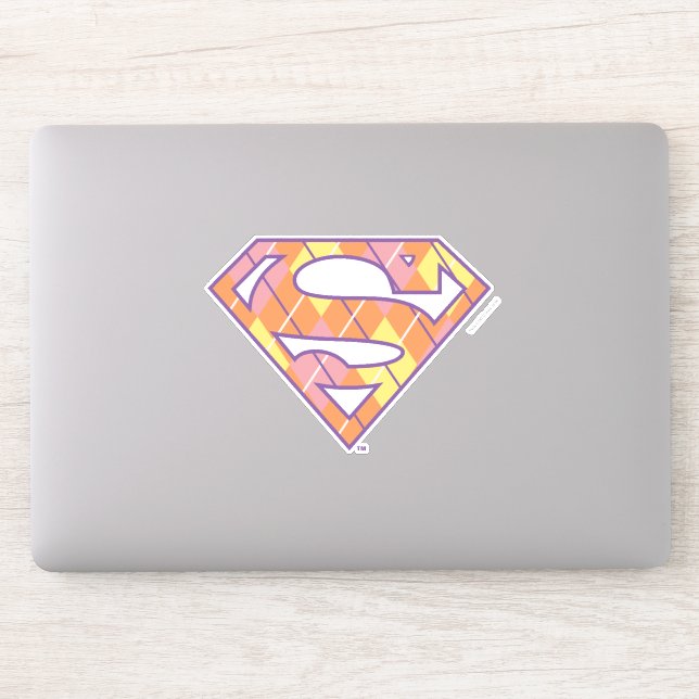 Supergirl Argyle Logo Aufkleber (Computer)