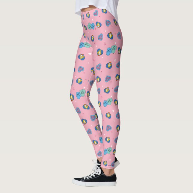 Supergirl aus dieser Welt Retro Grafik Leggings (Links)