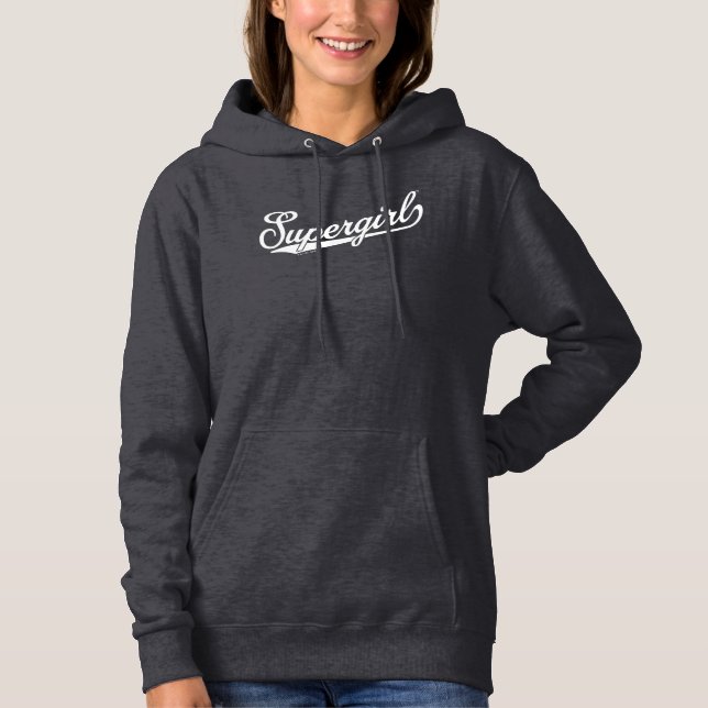Supergirl Baseball All-Star-Logo Hoodie (Vorderseite)