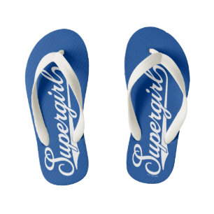 Supergirl Baseball All-Star-Logo Kinderbadesandalen