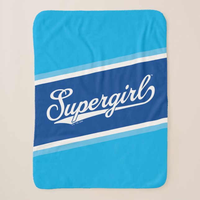 Supergirl Baseball All-Star-Logo Sherpadecke (Vorderseite)