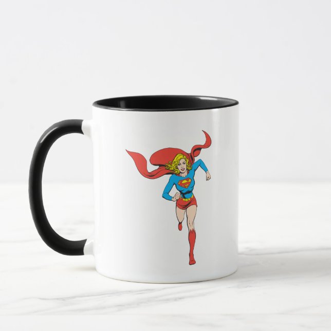 Supergirl bereit zum Gehen Tasse (Links)