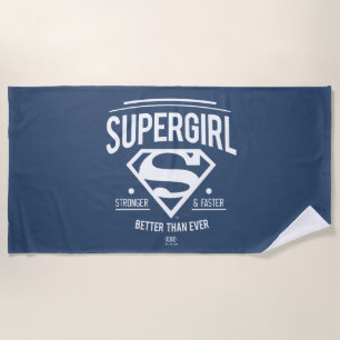 Supergirl besser als je zuvor Retro Graphic Strandtuch