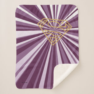 Supergirl bestickt S-Shield Sherpadecke