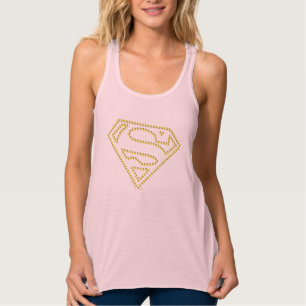 Supergirl bestickt S-Shield Tank Top