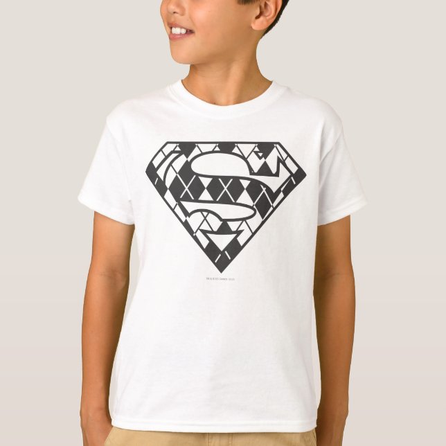Supergirl Black Raute Logo T-Shirt (Vorderseite)