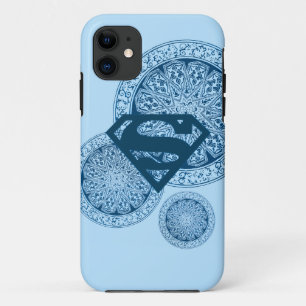 Supergirl Blue Circle Design iPhone 11 Hülle