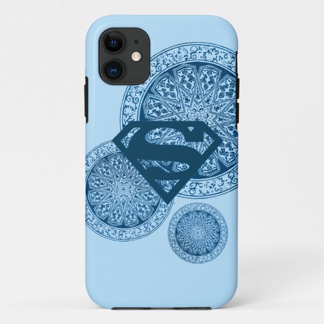 Supergirl Blue Circle Design Case-Mate iPhone Hülle (Rückseite)