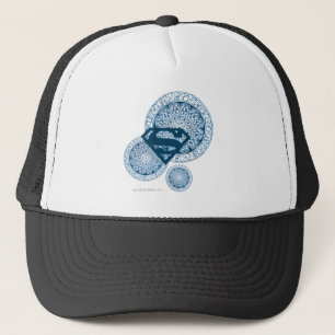 Supergirl Blue Circle Design Truckerkappe