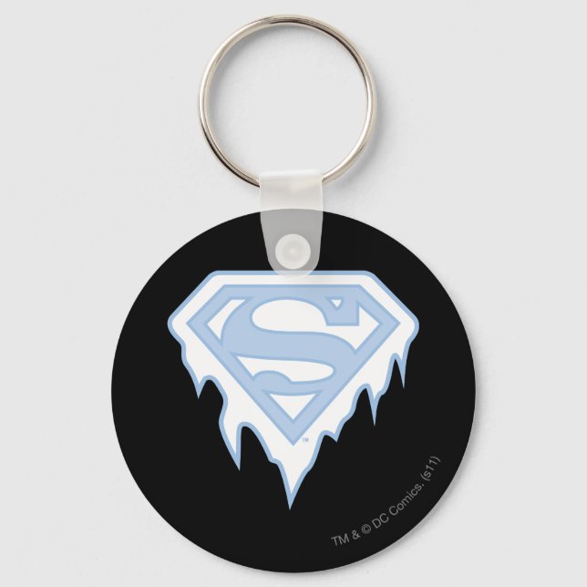 Supergirl Blue Logo Schlüsselanhänger (Vorderseite)
