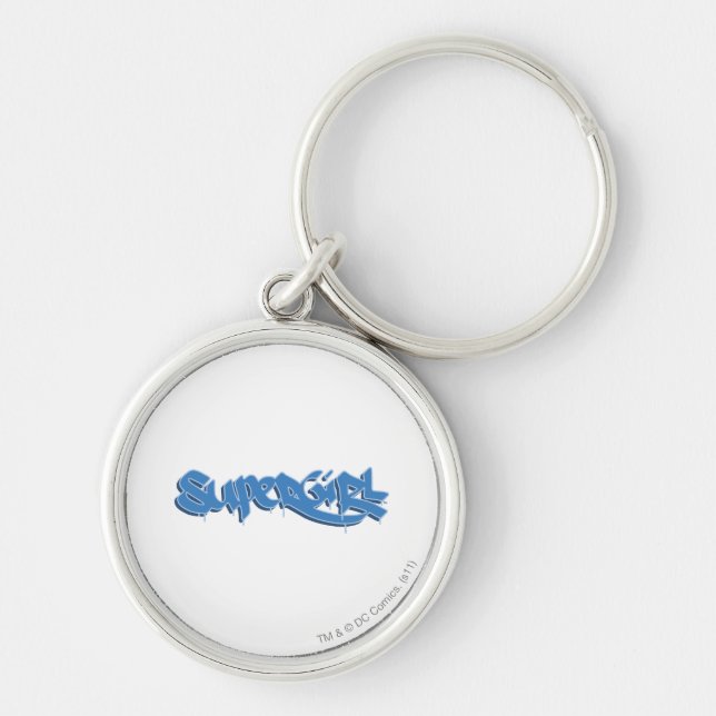 Supergirl Blue Logo Schlüsselanhänger (Vorne)