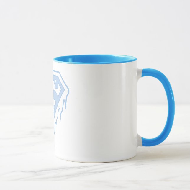 Supergirl Blue Logo Tasse (Rechts)