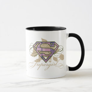 Supergirl Blumen Tasse