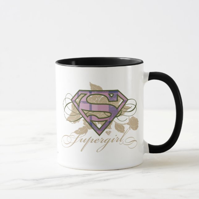 Supergirl Blumen Tasse (Rechts)