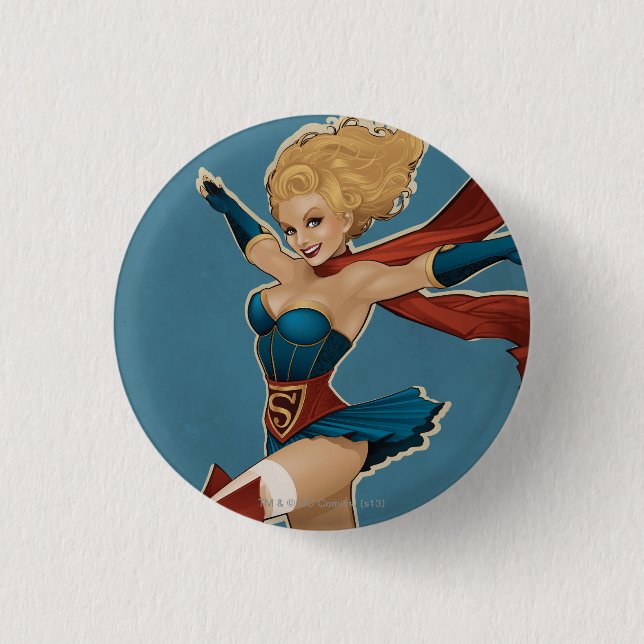 Supergirl Bombshell Button (Vorderseite)