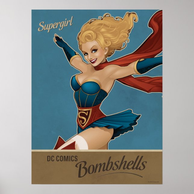 Supergirl Bombshell Poster (Vorne)