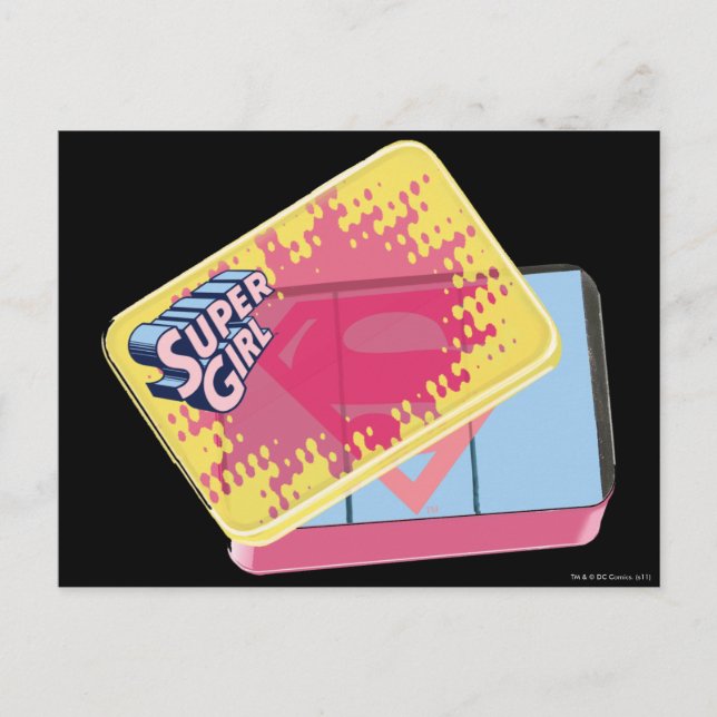 Supergirl Box Postkarte (Vorderseite)