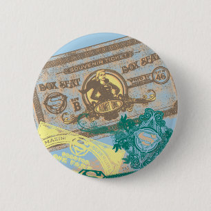 Supergirl Box Seat Blue Button