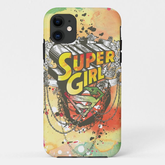 Supergirl Chains Case-Mate iPhone Hülle (Rückseite)