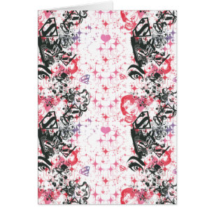 Supergirl Collage Motif