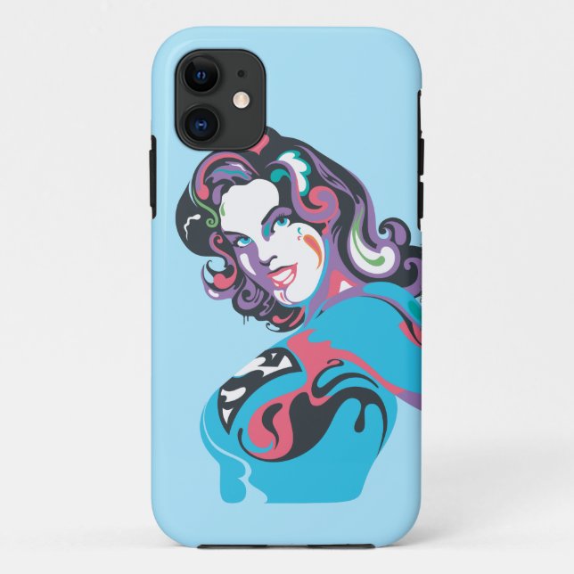 Supergirl Color Splash Pose 1 Case-Mate iPhone Hülle (Rückseite)