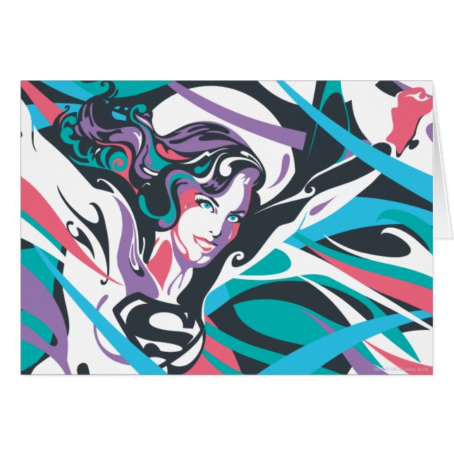 Supergirl Color Splash Swirls 2 (Devant horizontal)