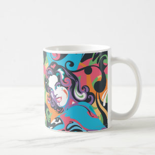 Supergirl Color Splash Swirls Pattern 1 Kaffeetasse