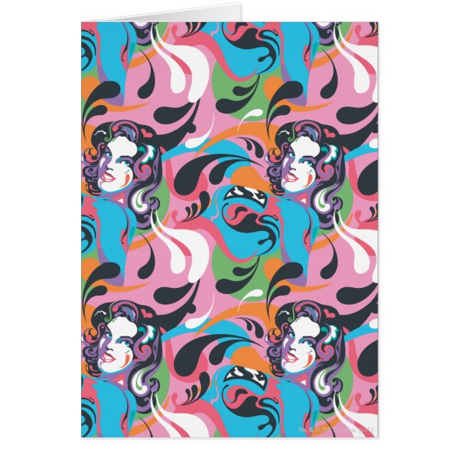 Supergirl Color Splash Swirls Pattern 2 (Devant)