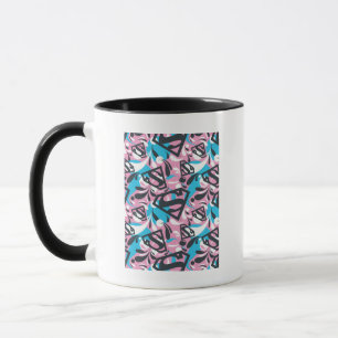 Supergirl Color Splash Swirls Pattern 6 Tasse