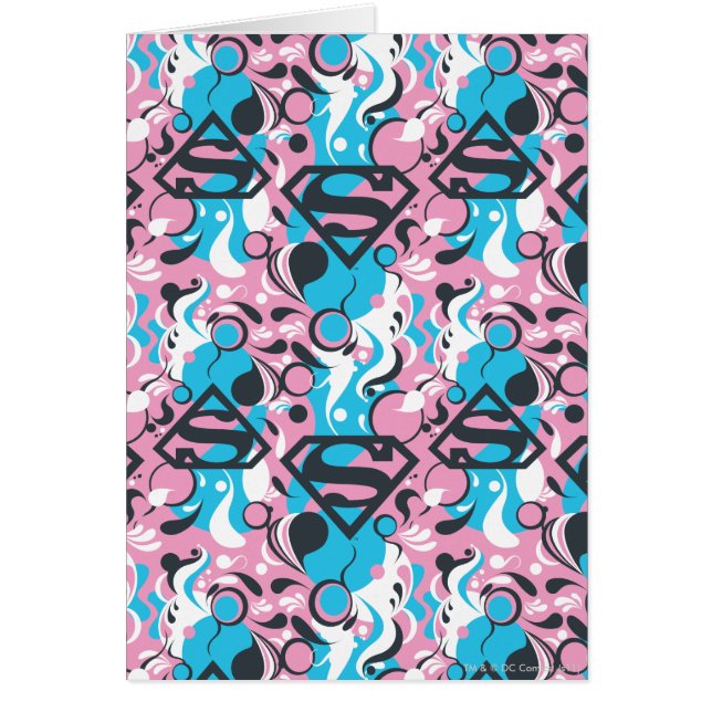 Supergirl Color Splash Swirls Pattern 7 (Devant)