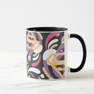 Supergirl Color Splash Swirls Pattern 8 Tasse