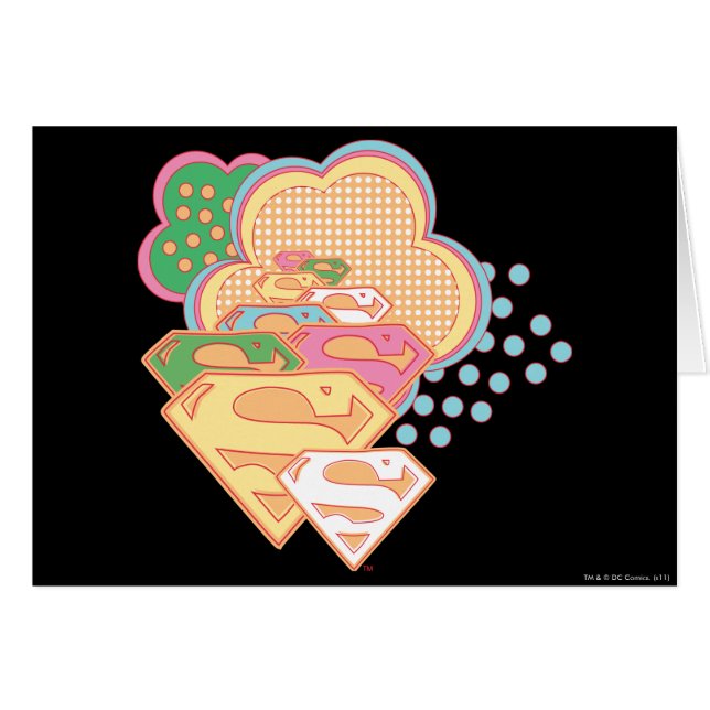 Supergirl Colorful Cloud Logo (Vorderseite (Horizontal))