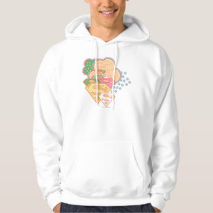 Supergirl Colorful Cloud Logo Hoodie