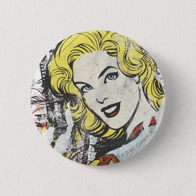 Supergirl Comic Capers 1 Button (Vorderseite)