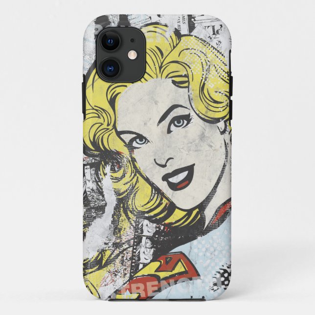 Supergirl Comic Capers 1 Case-Mate iPhone Hülle (Rückseite)