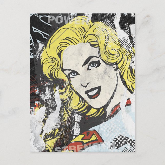 Supergirl Comic Capers 1 Postkarte (Vorderseite)