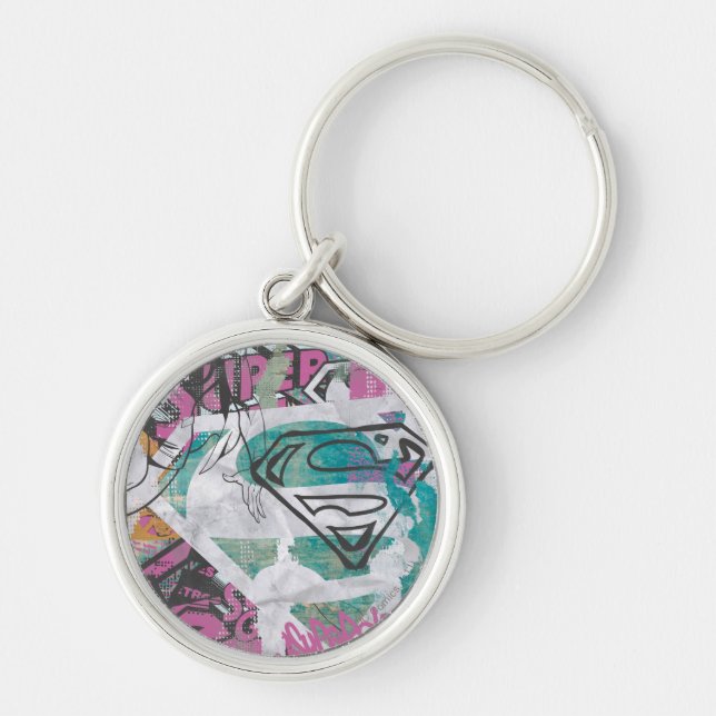 Supergirl Comic Capers Muster 11 Schlüsselanhänger (Vorne)