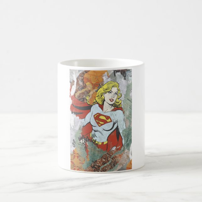 Supergirl Comic Capes 2 Kaffeetasse (Mittel)
