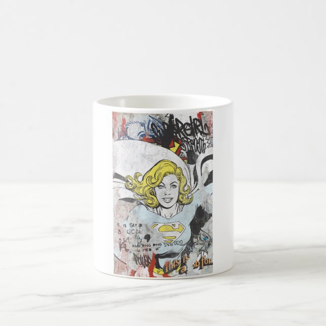 Supergirl Comic Capes 3 Kaffeetasse (Mittel)