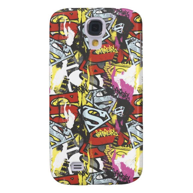 Supergirl Comic Captern Muster 7 Case-Mate Samsung Galaxy Hülle (Rückseite)