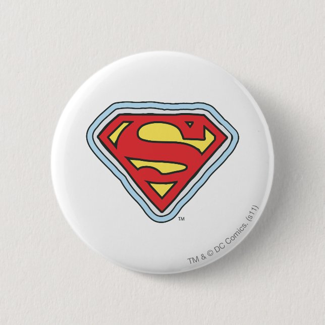 Supergirl Comic Logo Button (Vorderseite)
